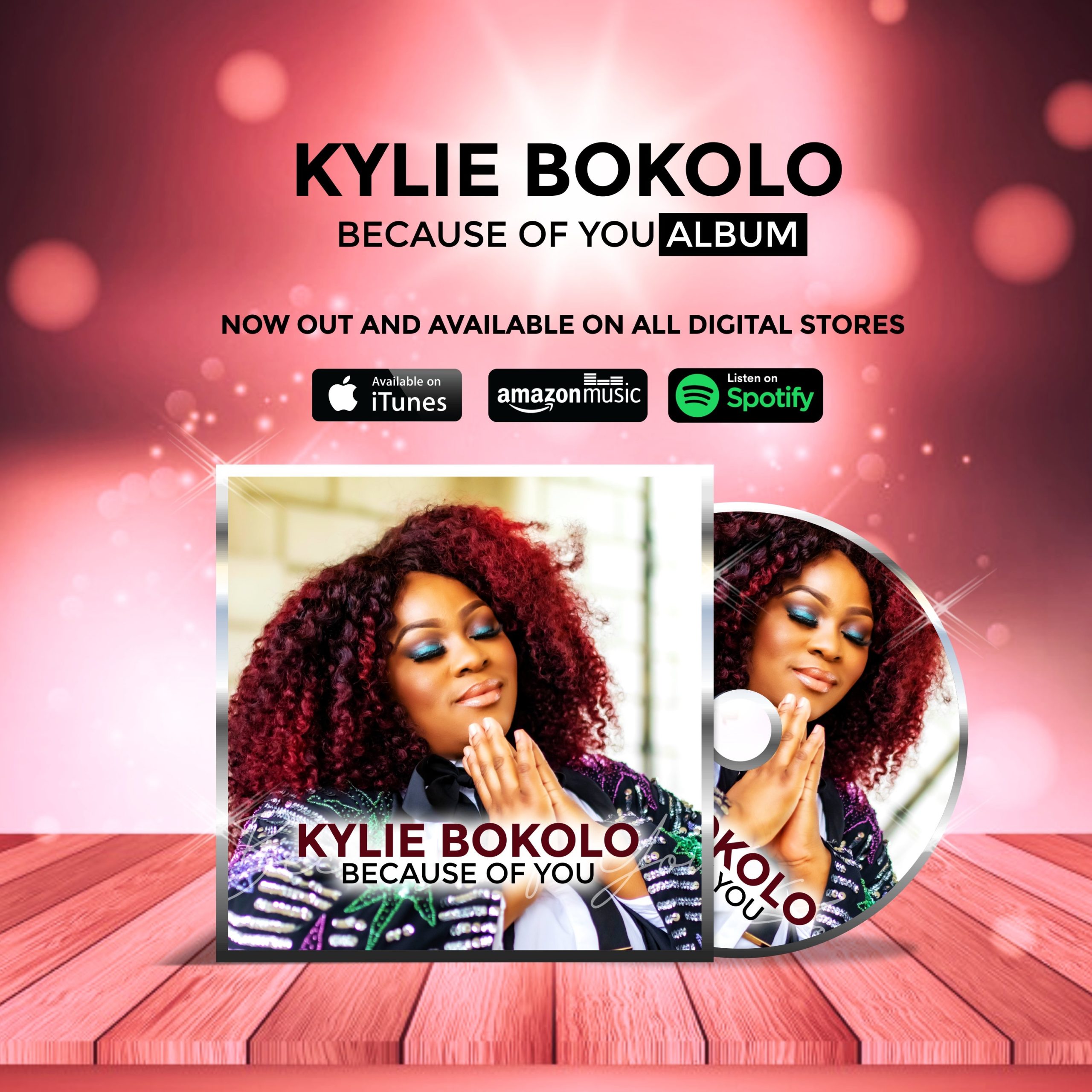 Kylie Bokolo Releases New Album titled "Because Of You"