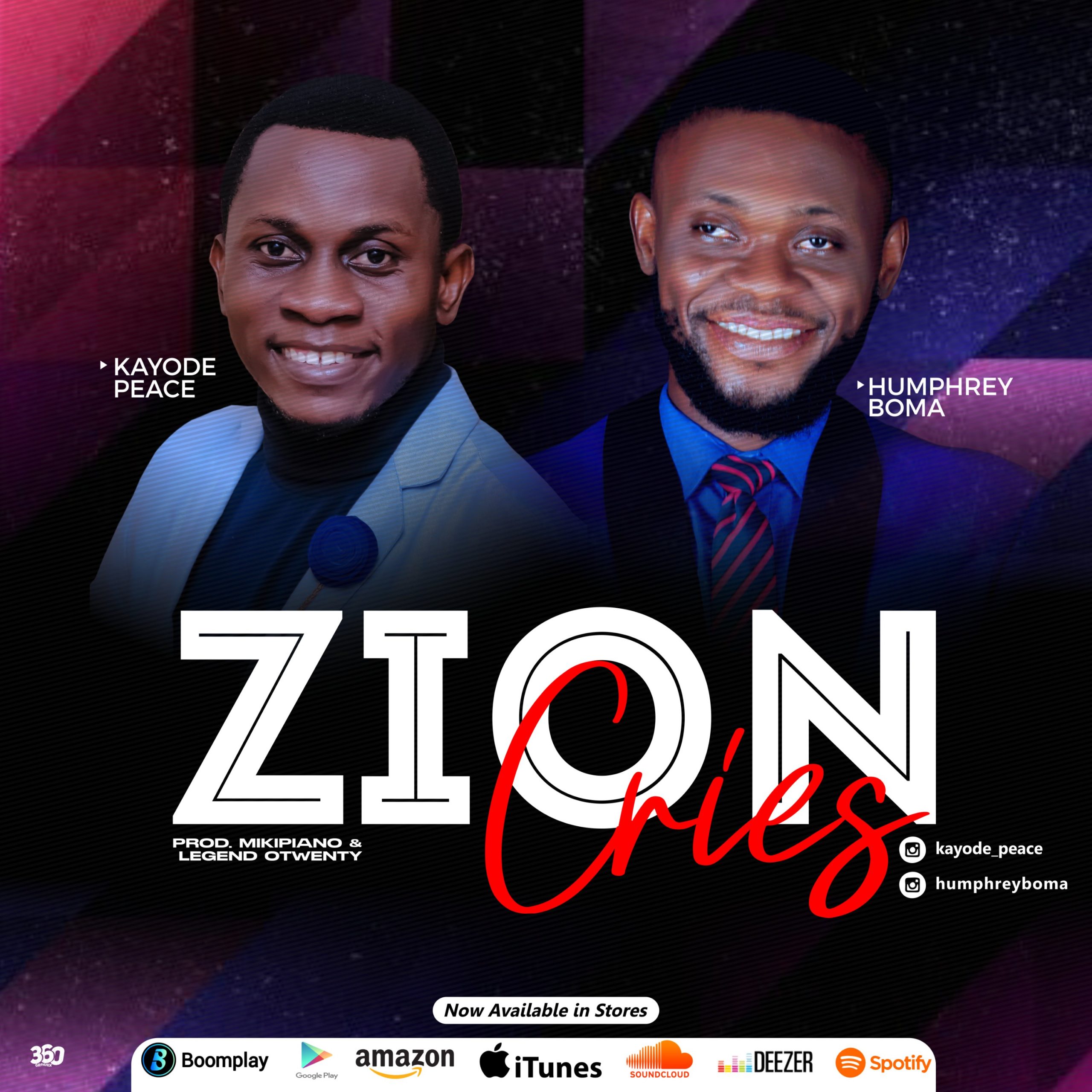 DOWNLOAD Music: Kayode Peace - Zion Cries (ft. Humphrey Boma)