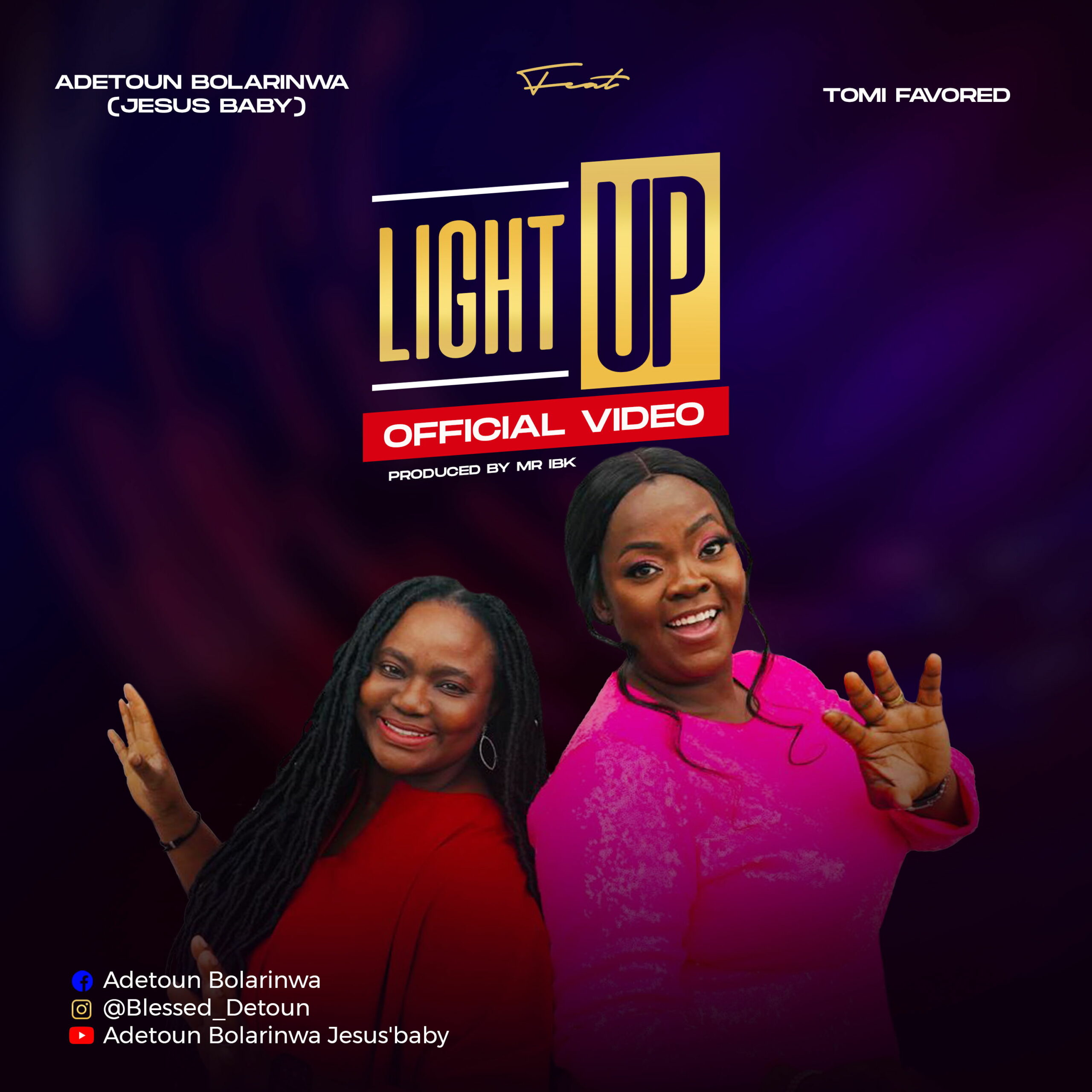 DOWNLOAD Mp3: Adetoun Bolarinwa Delivers ‘LIGHT UP’ New Song &amp; Video Ft. Tomi Favored